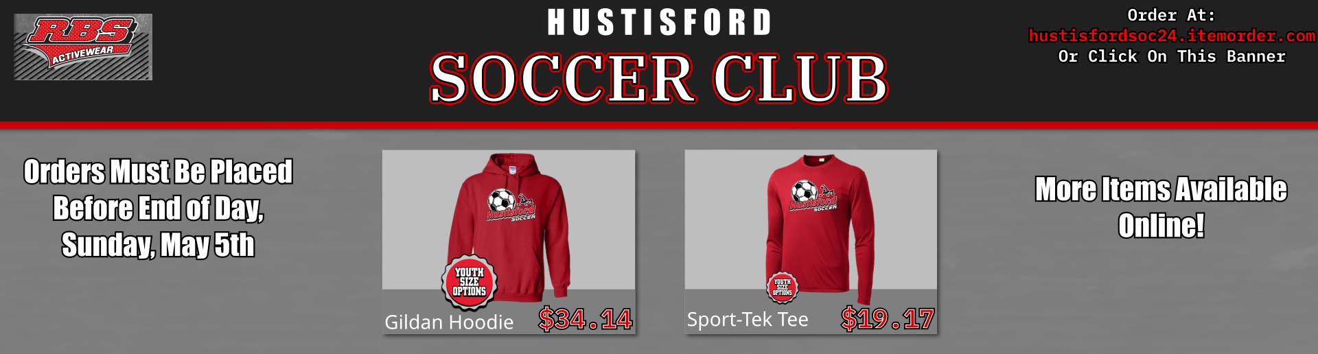 Hustisford Soccer Apparel